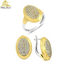 Gümüş Taşlı Set